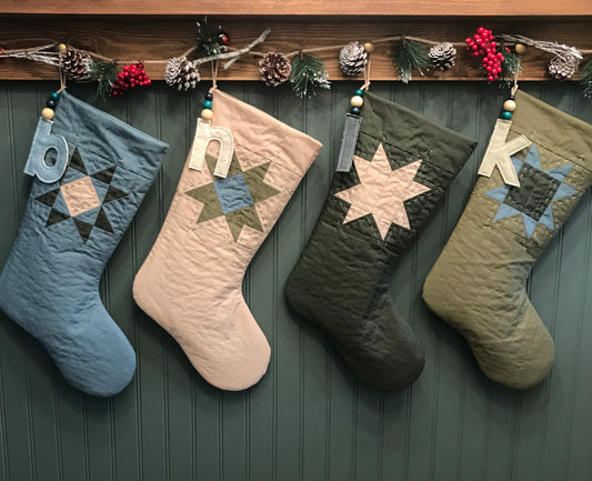 Quilted Stocking Tag (Ornament) Tutorial