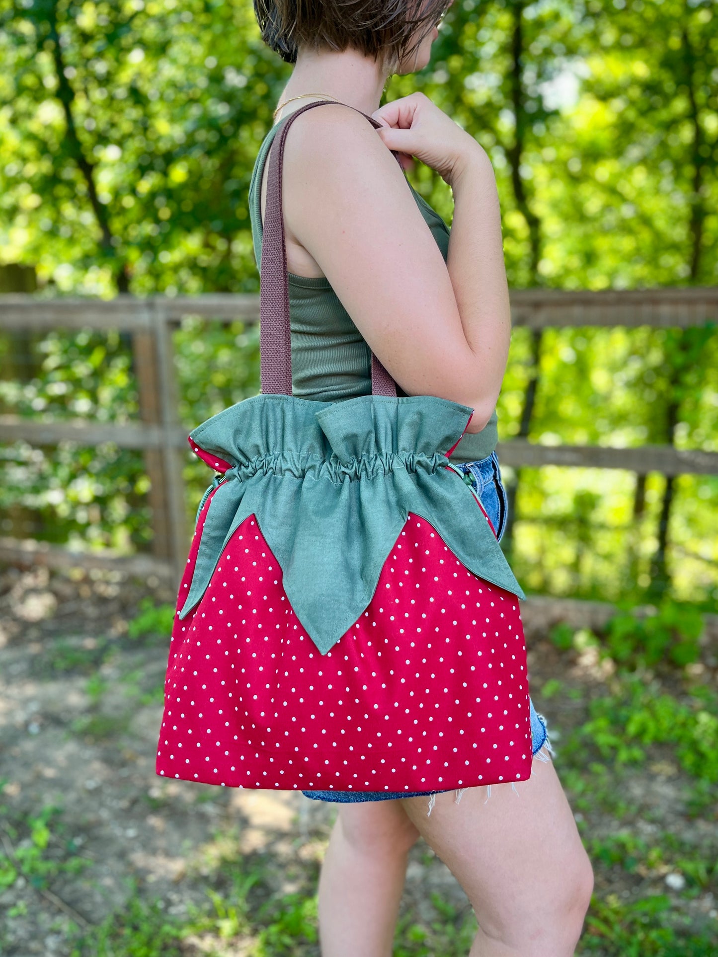 Strawberry Candy Tote Bag Pattern (Download)