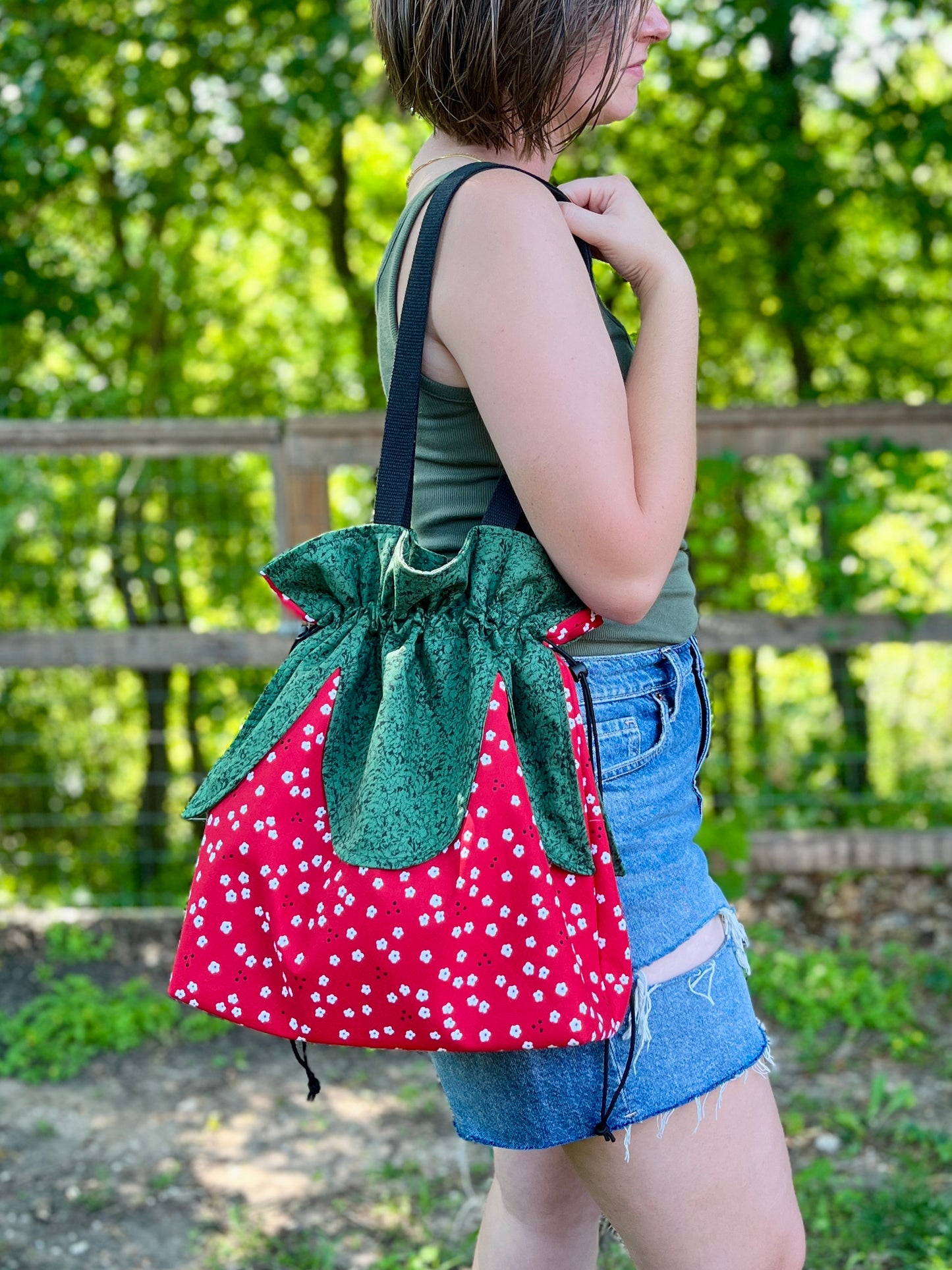 Strawberry Candy Tote Bag Pattern (Download)
