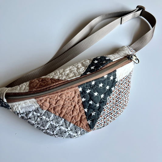 The Sling Bag | Upcycled Quilt