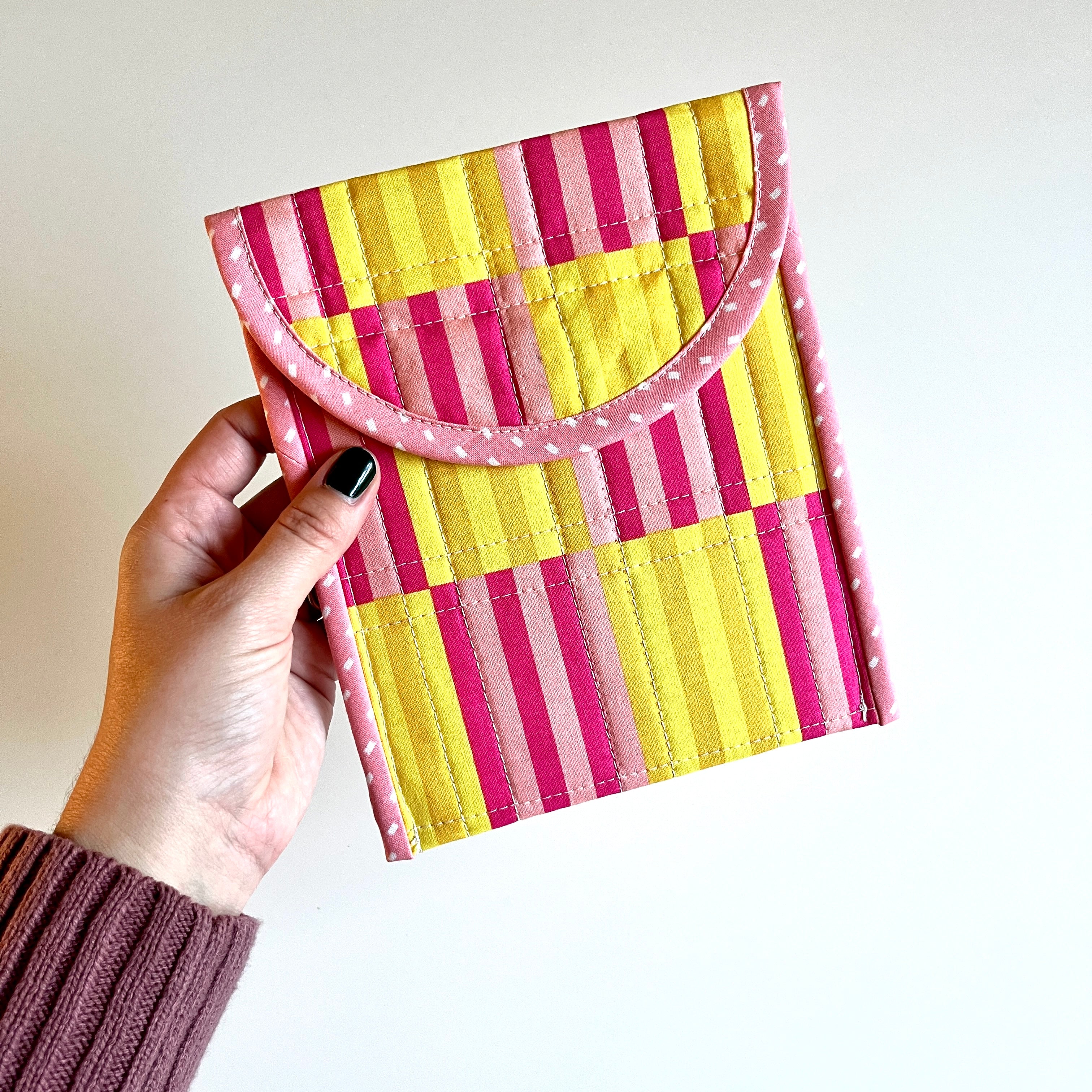 E-Reader Case | Pink Lemonade – Little Sister Sewing