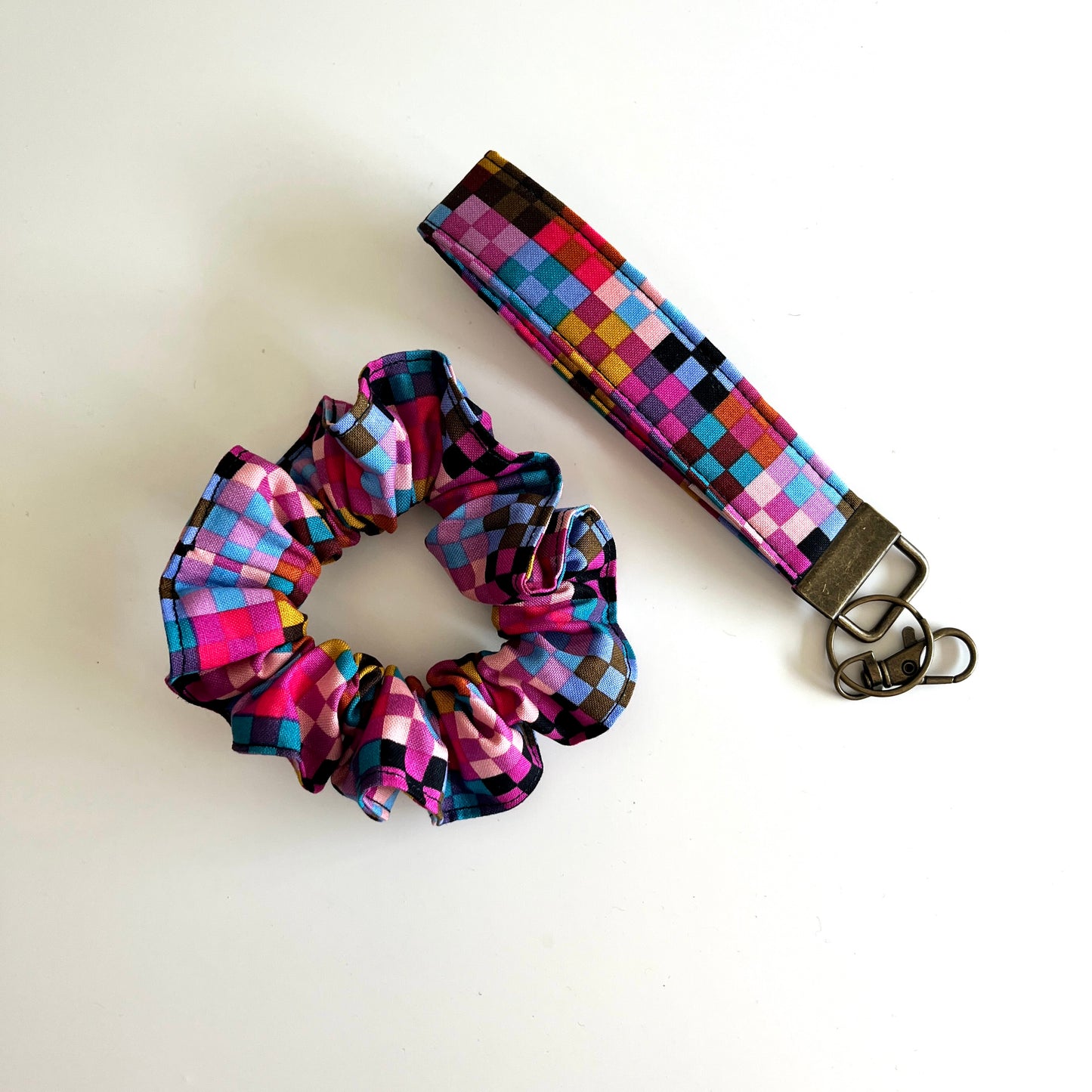 Scrappy Key Fob | Modern Patchwork