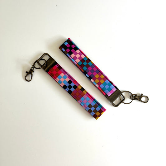 Scrappy Key Fob | Modern Patchwork