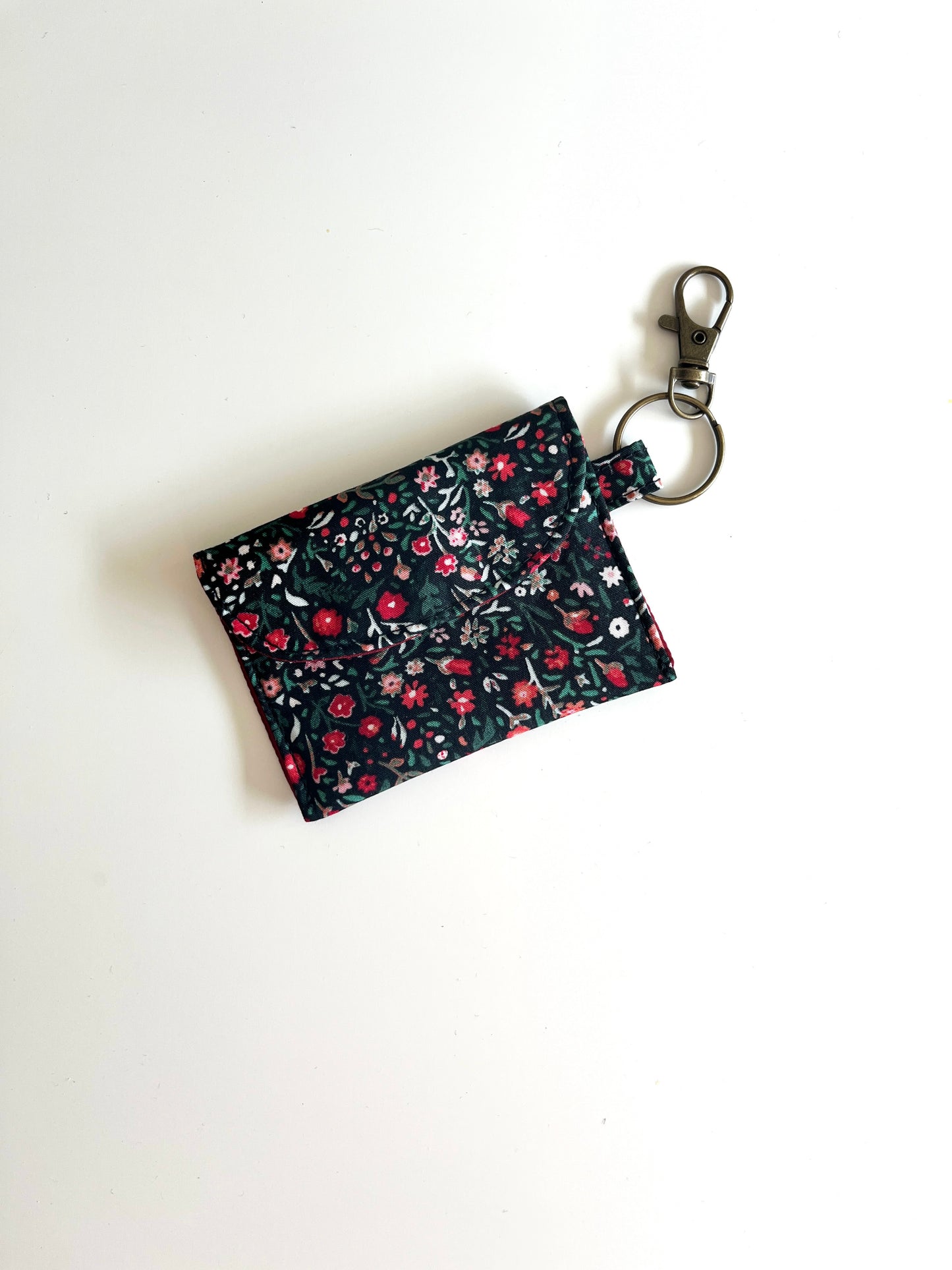 Bluetooth Earbuds Case | Red Floral