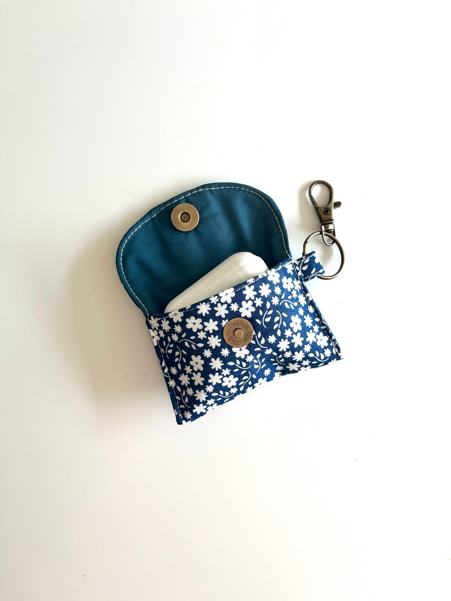 Bluetooth Earbuds Case | Blue Floral