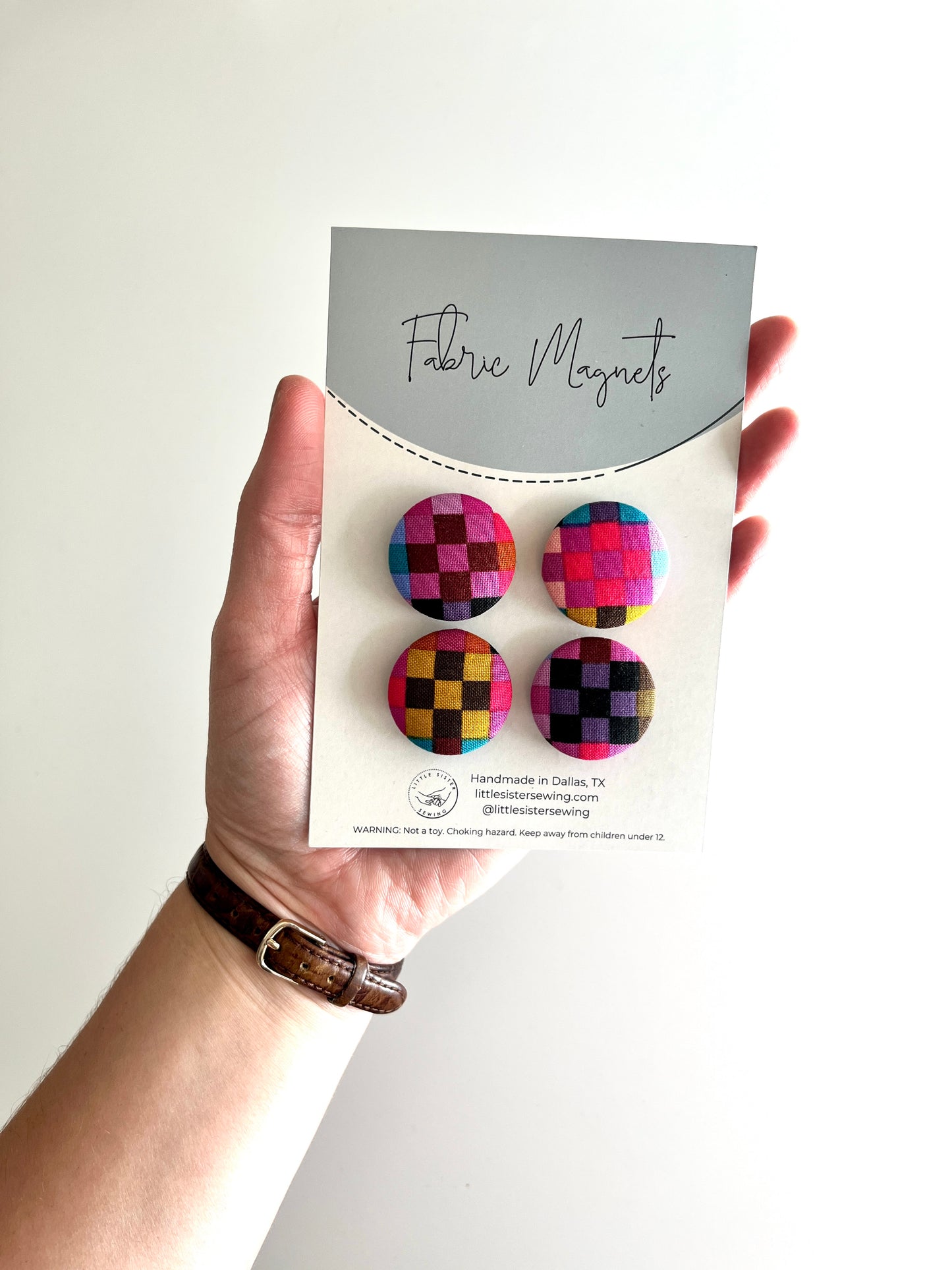 Fabric Magnets | Modern Patchwork