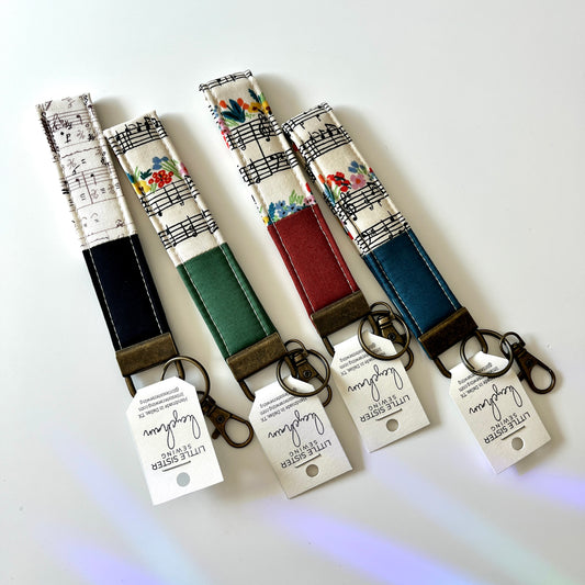 Scrappy Key Fob | Music Notes