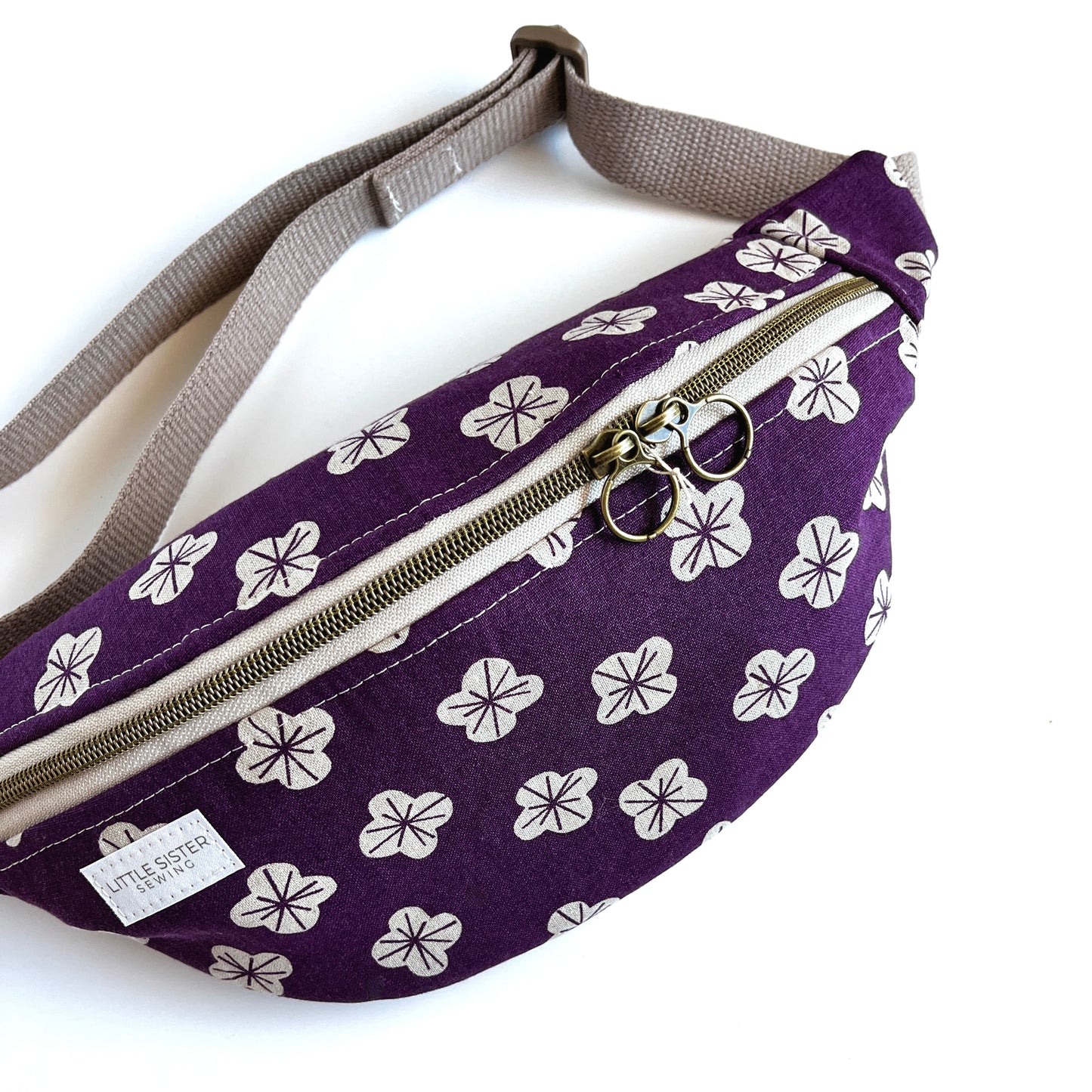 The Sling Bag | Purple Flowers