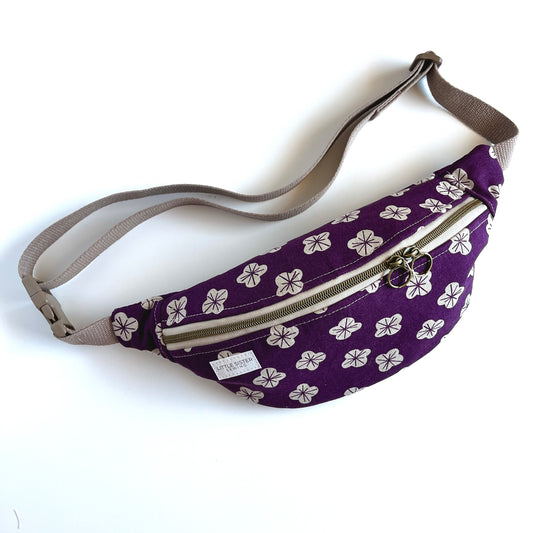 The Sling Bag | Purple Flowers