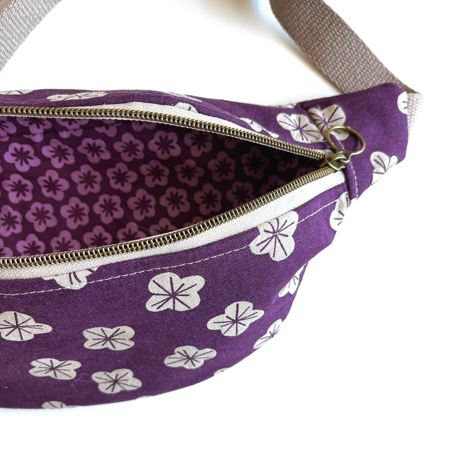 The Sling Bag | Purple Flowers