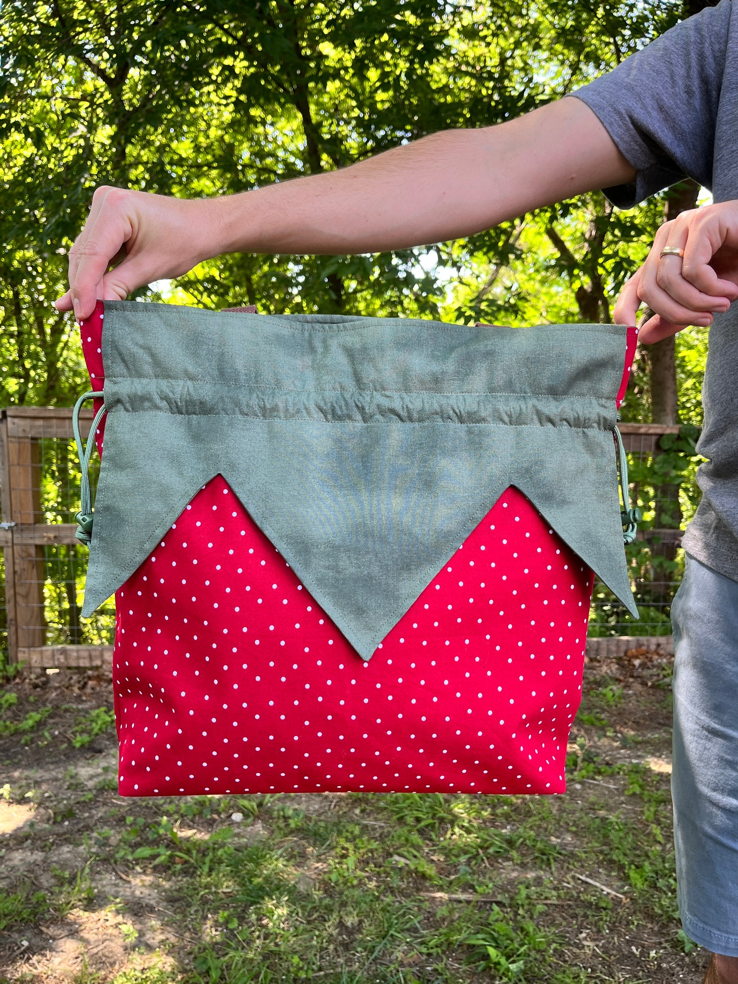 Strawberry Candy Tote Bag