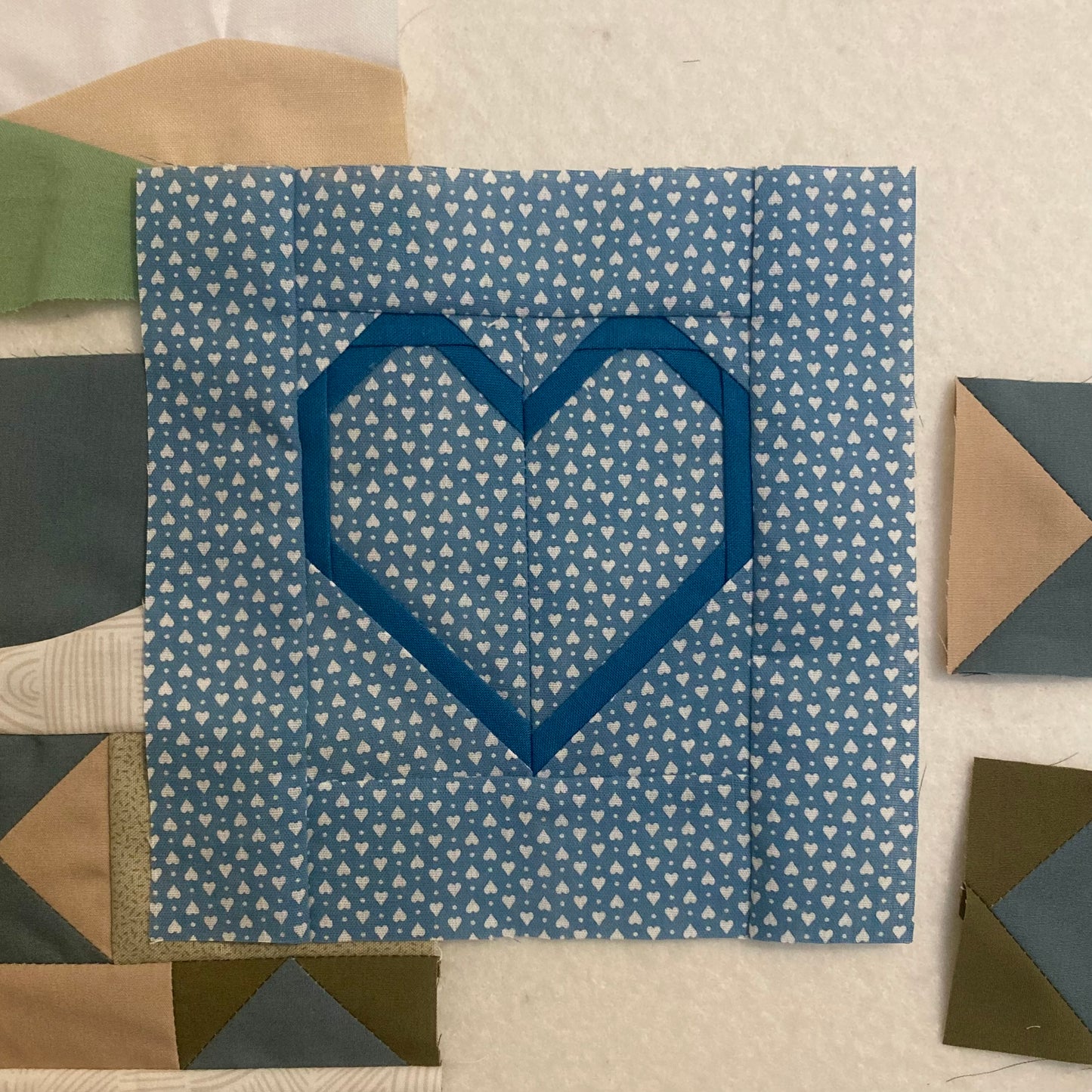 Heart Block Pattern - FPP (Download) – Little Sister Sewing