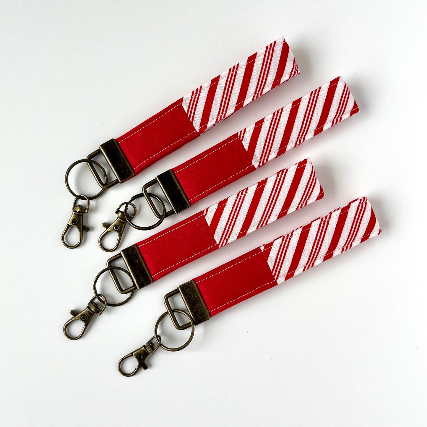 Scrappy Key Fob | Candy Cane