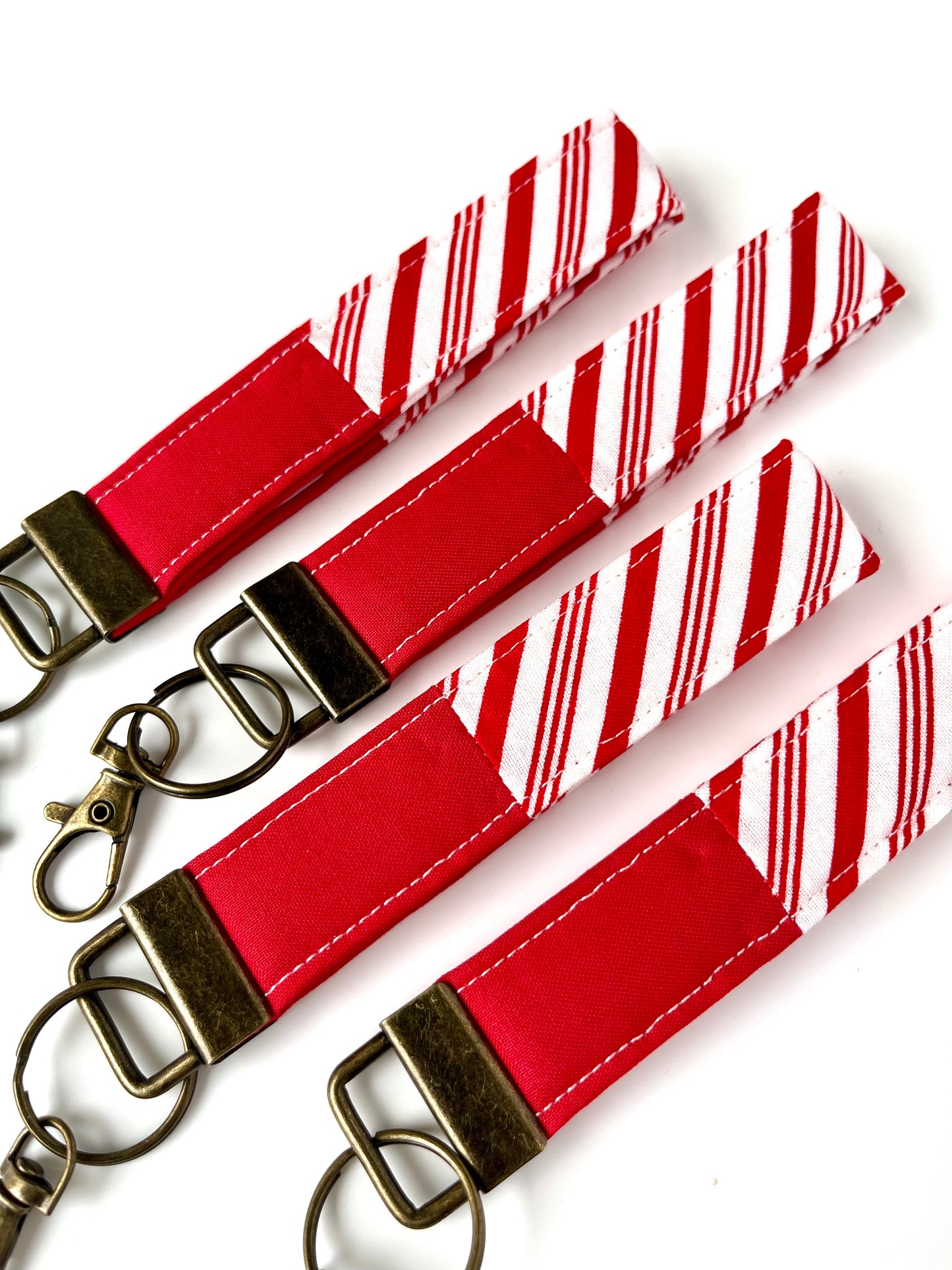 Scrappy Key Fob | Candy Cane